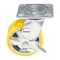 Vestil Polyurethane Swivel With Brake Caster 5 In. Diameter x 2 In. Width 595 lb Yellow/Gray CST-PY-5X2PUA-SWB - alternate 2